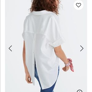 Madewell Courier Button-Back Shirt